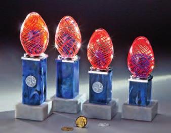 Glastrophäen Noblesseglas-Trophäen 3er-Serien Kristallglas 3er-Serien Kristallglas