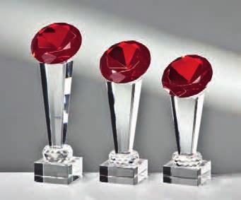 Kristallglas, die mit präziser Schleiftechnik hergestellt werden.