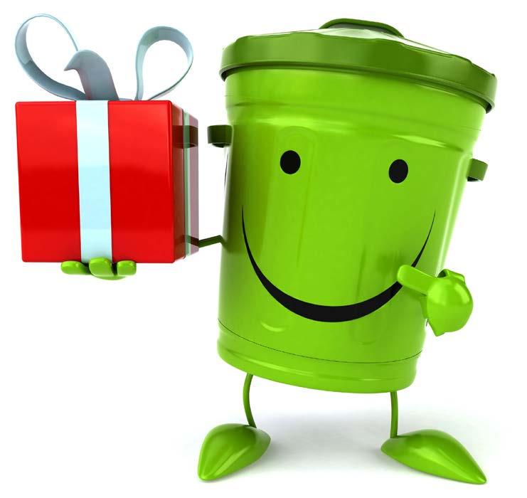 Kurz notiert Abfallreduzierte Feiertage Berge von Geschenkpapier, Bändchen und Plastik alle Jahre wieder quellen Mülltonnen und Container über: Weihnachten wird zur Abfall-Orgie.