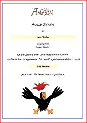 Antolin aus: Eine Präsentation zu Heft 3: Deutsch der Materialien zur pädagogischen Leistungskultur: Klasse 3 und 4