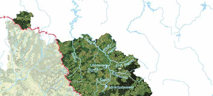 Planungsraum Saale-Eger Gebietsgröße: 1850 km 2 Wichtige Gewässer: Sächsische Saale,