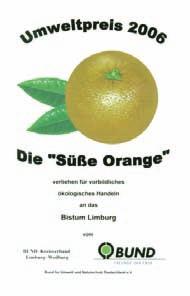 vor Ort aktiv Eine Süße Orange fürs Bistum Limburg (Kreisverband Limburg-Weilburg) Eine Süße Orange ansprechend und positiv hört sich das an.