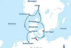 Den Anfang macht Kopenhagen, das Venedig des Nordens. Weiter geht es über Aalborg in die norwegische Hauptstadt Oslo.