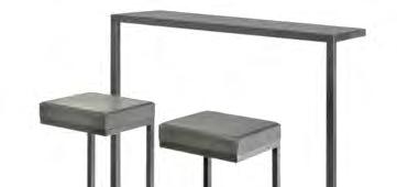 Kilo Bartisch / -Stuhl / Tle et chaise de bar