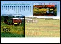 2015 - Postkarten-Serie "Schmalspurbahnen, Brücken" - P 4 Postkarten "Schmalspurbahnen" ungebraucht PL-GS P