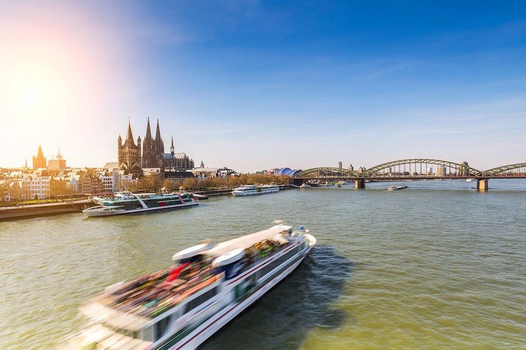 MS Lale Andersen - Rhein-Radweg Rad und Schiff Köln nach Mainz 2018 8 Tage / 7 Nächte Individuelle Radreise Rad- und Schiffsreise Ca.