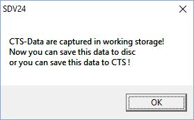 Wenige Sekunden nachdem das Stimmgerät mit dem PC erfolgreich synchronisiert hat, wird in dem folgenden Fenster angezeigt: "CTS 7 found on COM<Portnummer> " 4 Datentransfer