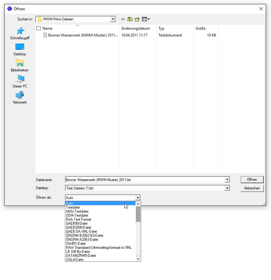 Menübereiche 3 Datei Neu Hier können Sie eine neue Datei erzeugen. Wenn Sie eine bereits bestehende Datei bearbeiten wollen, verwenden Sie den Bereich "Datei/Öffnen".