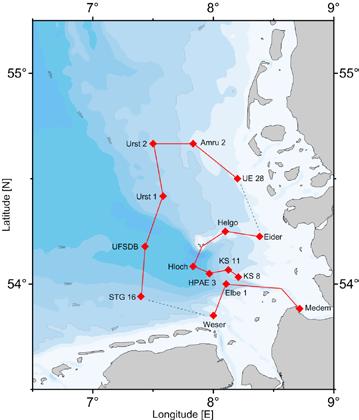 Wir verstehen immer Meer die Meereskunde 47 Stoffen wurden allerdings keine Auffälligkeiten gefunden. Die Werte lagen im Bereich der normalen Schwankungsbreite langfristiger Beobachtungen.