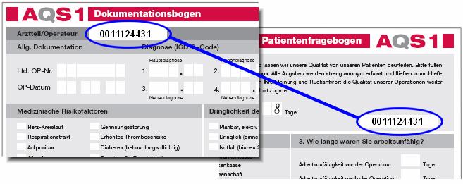 1. Datenumfang medicaltex exportiert den AQS1-KVB-DATENBESTAND getrennt für den Arztfragebogen und den Patientenfragebogen jeweils für das 3. Quartal und das 4. Quartal 2008 in Textdateien.