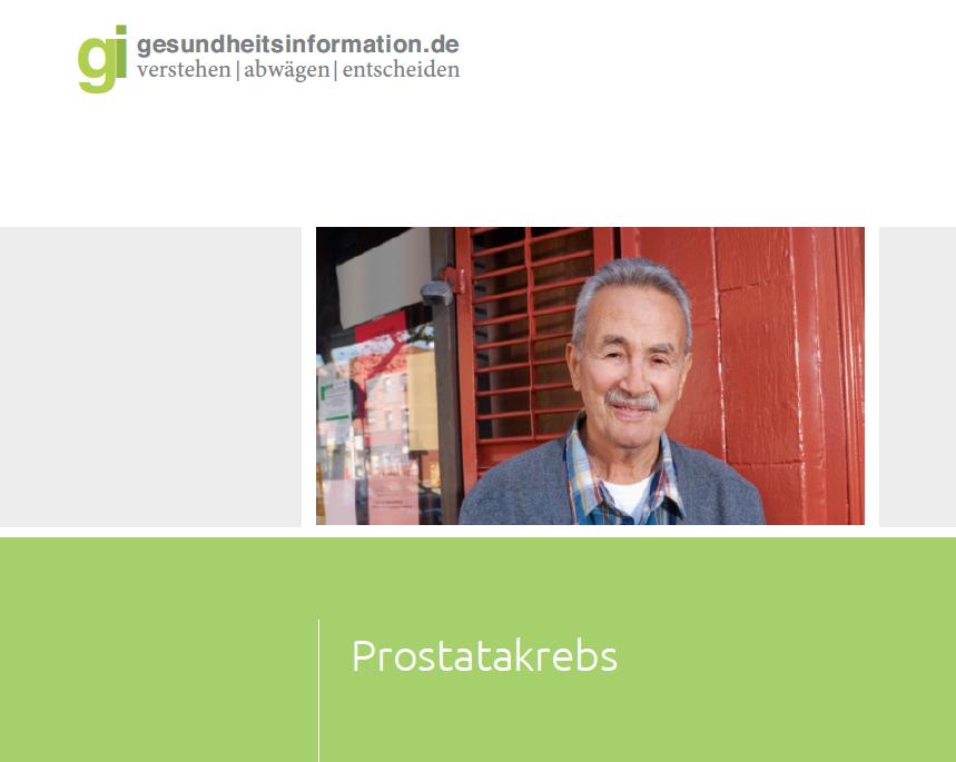 Prostatascreening Patienteninfo https:// www.gesundheitsinformation.de/ der-psa-test-zur-frueherkennungvon-prostatakrebs.2066.de.html?