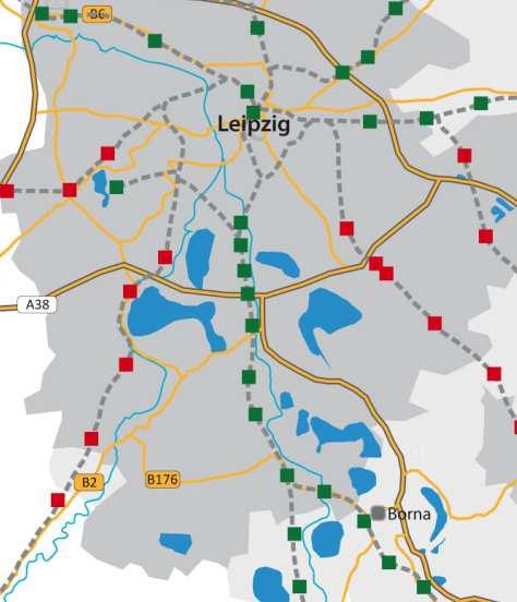 695 Betten 35 Betriebe* Auslastung : 36% Borna, Markkleeberg, Markranstädt und Zwenkau Vergleich zum LK Leipzig 1/3 der Betriebe liegen im Südraum 40% der Ankünfte, 20% der