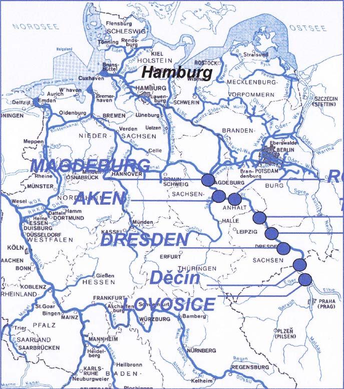 Die Wasserstrasse Elbe Überblick ROSSLAU TORGAU RIESA Vor 100 Jahren: meistbefahrener Strom Europas Eine der 28 deutschen Bundeswasserstraßen Quelle im tschechischen Riesengebirge Länge: knapp 1.