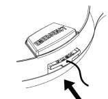Safety Key Schnur Clip Wenn Sie das Laufband schnell abstoppen wollen, die Geschwindigkeit nicht mehr beherrschen oder ein anderer Notfall eintritt, ziehen Sie den Safety Key mit Hilfe der Schnur aus