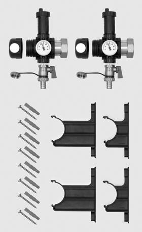 Industrieverteiler Zubehör Industrieverteiler Segment I (G¾" EK) Segment I (25 x 2,3 mm) Grundset Segment D (G ¾" EK) Segment D (25 x 2,3 mm) Industrieverteiler Grundset Bestehend aus 2 x 2