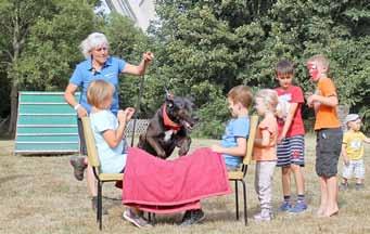 Zahlreiche Gäste und Hundefreunde fanden an diesem Tag den Weg zum Geraberger Hundeplatz, um sich das über vierstündige Hundesport Programm anzusehen.
