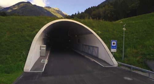 Steuerung aus einem Guss: Tunnel San Fedele, Graubünden, Schweiz Mit dem Bau einer 5,7 km langen Umfahrung wurde das seit 40 Jahren durch eine Durchgangsstraße geteilte Dorf Roveredo im Schweizer