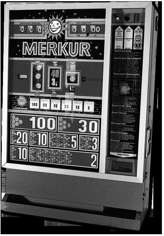 Spielautomat Merkur B (Baujahr: 1977) Der Trick: