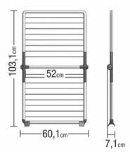 Stufenlos verstellbar von 0-180 Besonders langlebige Kunststoffleine 8,8 meters of line for drying