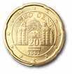 die 1-Euro-Münze Wolfgang Amadeus Mozart.