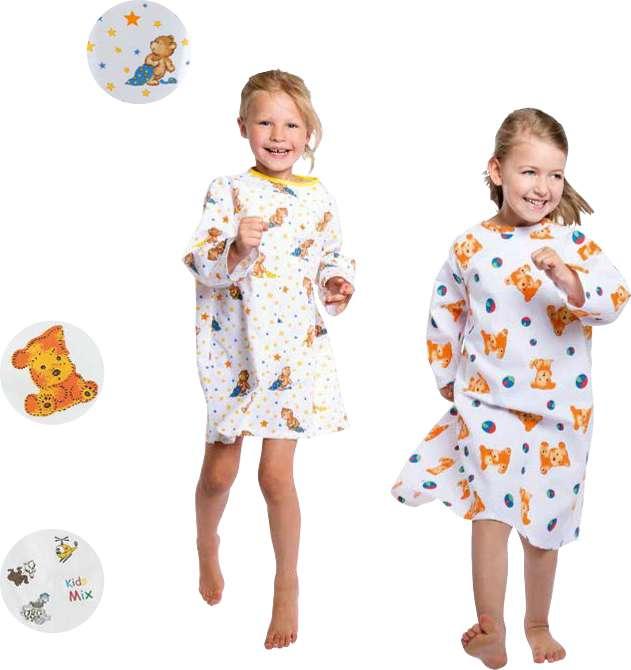 3 = 90 cm 452727 Kinderpatientenhemd Safari bedruckt, Rückenverschluss mit einem Bänderpaar, 80% Baumwolle / 20% Polyester, ca.