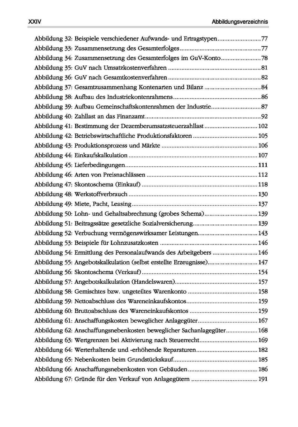 XXIV Abbildungsverzeichnis Abbildung 32: Beispiele verschiedener Aufwands- und Ertragstypen... 77 Abbildung 33: Zusammensetzung des Gesamterfolges.