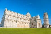 talien 225 km 8 Tage/7 Nächte Toskana Von Pisa nach Florenz Der Piazza dei Miracoli, der Platz der Wunder, mit dem Dom, dem Schiefen Turm von Pisa und dem Baptisterium gehören zum Weltkulturerbe der