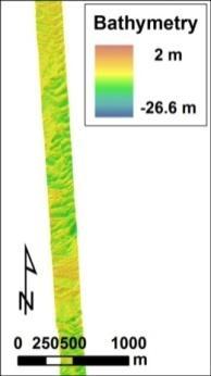 Bedform length (m) L/H Bedform height (m) Mean leeside slope ( ) Mean bedform length (m) Mean bedform height (m) Weser disch.