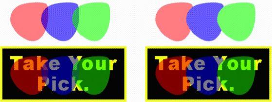 FARBE, DECKKRAFT UND SCHLAGSCHATTEN Einstellen der Opazität von Gruppen Bitte berücksichtigen Sie, dass durch das Stapeln von Objekten mit unterschiedlichen Opazitätswerten die Farben kombiniert