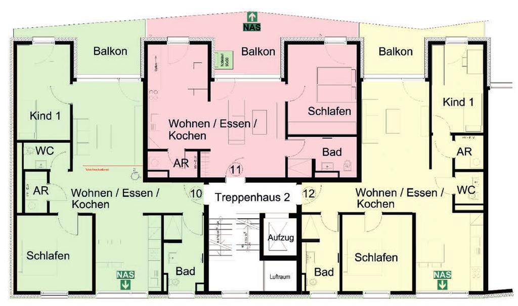 23 attraktive Mietwohnungen im Zentrum von Lahr Haus 2 Wohnungsdaten 3.