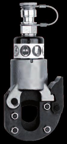 PS25 - Hydraulischer Schneidkopf bis Ø 25mm Geeignet zum Schneiden von Aluminium- und Kupferkabeln mit Stahlarmierung bis zu einem maximalen