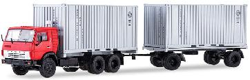 129,95 83SSM7030 KAMAZ-53212 Container-LKW mit Anhänger GKB-8350 89,95 83SSM7047 KAZ-680V mit Anhänger ODAZ-794
