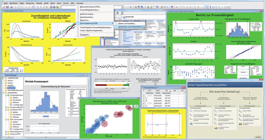 Statistical Software Grundlegende und erweiterte statistische Testverfahren Kompakte Statistiken mit den wichtigsten Kenngrößen auf einen Blick Assistent für grafische und statistische Analysen