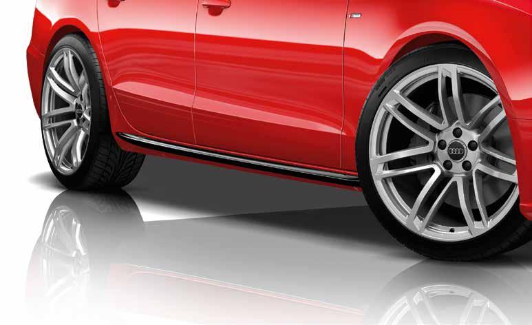 Details wie die optionalen Außenspiegelgehäuse in Schwarz glänzend setzen gekonnt Akzente. So zeigt sich Ihr Audi A5 Sportback von einer ganz besonders sportlichen Seite. Nicht nur während der Fahrt.