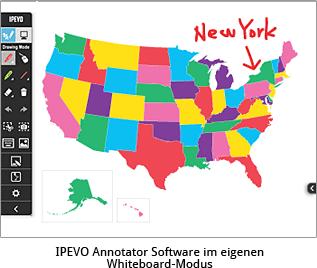 Beleben Sie Ihren Unterricht mit IPEVO Annotator Die im Lieferumfang enthaltene IPEVO Annotator
