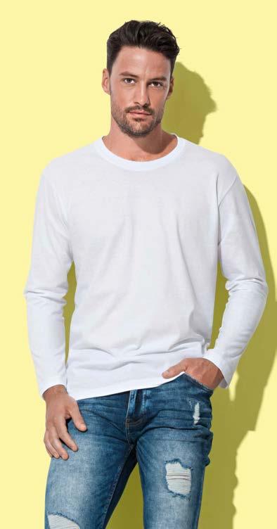 BESTSELLER Classic-T Long Sleeve Langarm-Shirt für Herren Classic T-shirts 99 S 2XL 155 g/m 2 96 CASUAL FIT 100% Ringspinn-Baumwolle, Single-Jersey (GYH: 85% Baumwolle, 15% Viskose)