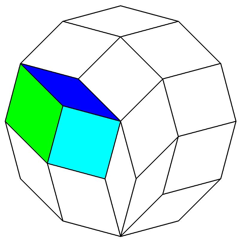 Zw ht ds egelmäßige 8-Eck symmetische Teilfläche, die gedeht wede köe, jedoch ist die ch