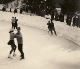 Eislaufen quer durch den Kurpark Des Kaisers neues Eis!