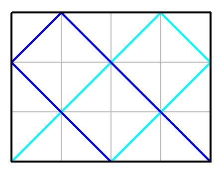 Ein Billard-Spiel auf einem rechteckigen Tisch mit ganzzahligen Seitenlängen Eine Billard-Kugel werde auf einem rechteckigen Tisch mit den Seitenlängen a und b von der linken unteren Ecke aus unter