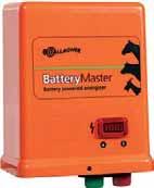 Battery Master B75 Nr. 1395 Sicheres, zuverlässiges und in der Anwendung klares und einfach zu bedienendes 12-Volt Batteriegerät von Gallagher. Geeignet für alle Tierarten für Zäune bis zu 8 Hektar.