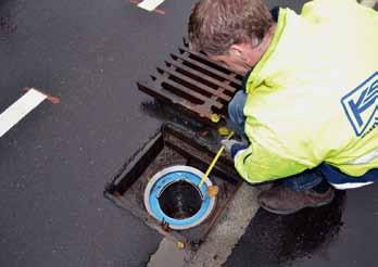 Für die Regenwasserbehandlung vor Ort wurden 30 neu eingebaute Straßenabläufe mit dem Schnellfilter-System INNOLET ausgerüstet.