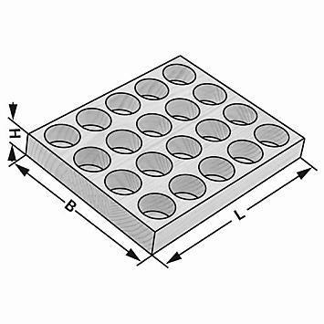 38 12 ER50 3025 78 280 31 16 OZ16 3032 190 280 31 24 OZ25 3044 200 390 38 32 OZ32 Weitere Holzträger auf Anfrage More wooden trays on request ISO15488 A Bores Suitable for DIN 6499 A Bestell-Nr.