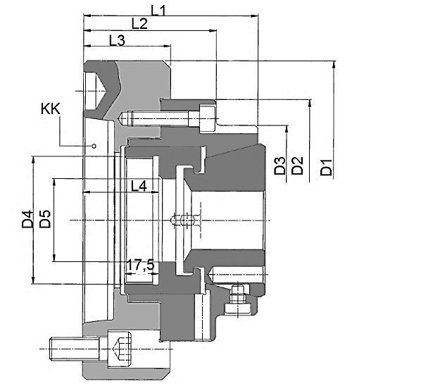 Workpiece Clamping Werkstückspannung 08 Endstop Chucks short taper flange with full passage SpannGrip-Futter mit Anschlag Kurzkegelaufnahme mit Durchgangsbohrung Size Bestell-Nr.