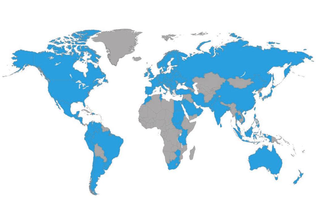 NETZWERK DER EXTRAKLASSE Uddeholm ist auf allen Kontinenten tätig.