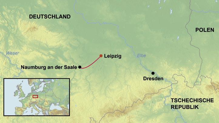 August 1829 die Fingalshöhle auf der schottischen Insel Staffa besuchte. 4. Tag: Naumburg an der Saale Der heutige Ausflug führt Sie nach Naumburg an der Saale.