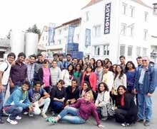 Detektion von Korrision Indische Studierende des MBA Business in Europe beim Besuch der Firma Bionade den Studierenden an einem Außengelände der BAM in Horstwalde ein Übungsparcours zur