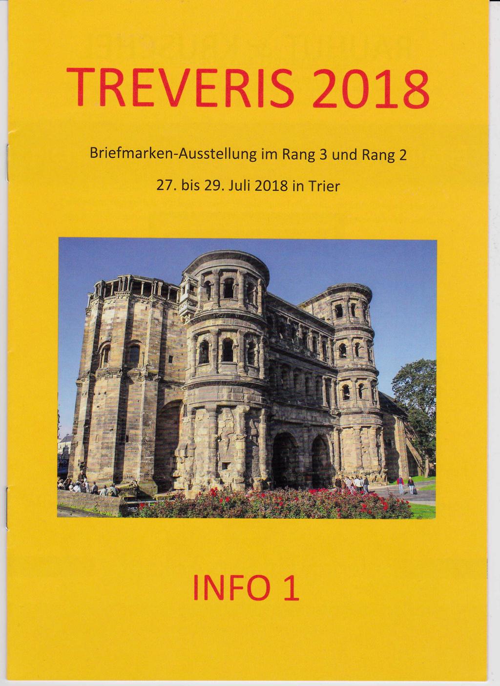 TREVERIS 2*1 ffi Briefmarken-Ausstellung im Rang 3
