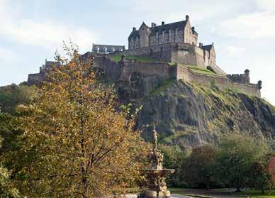 Neben dem absoluten Höhepunkt, Edinburgh Castle mit den schottischen Kronjuwelen, gibt es Vieles zu sehen.