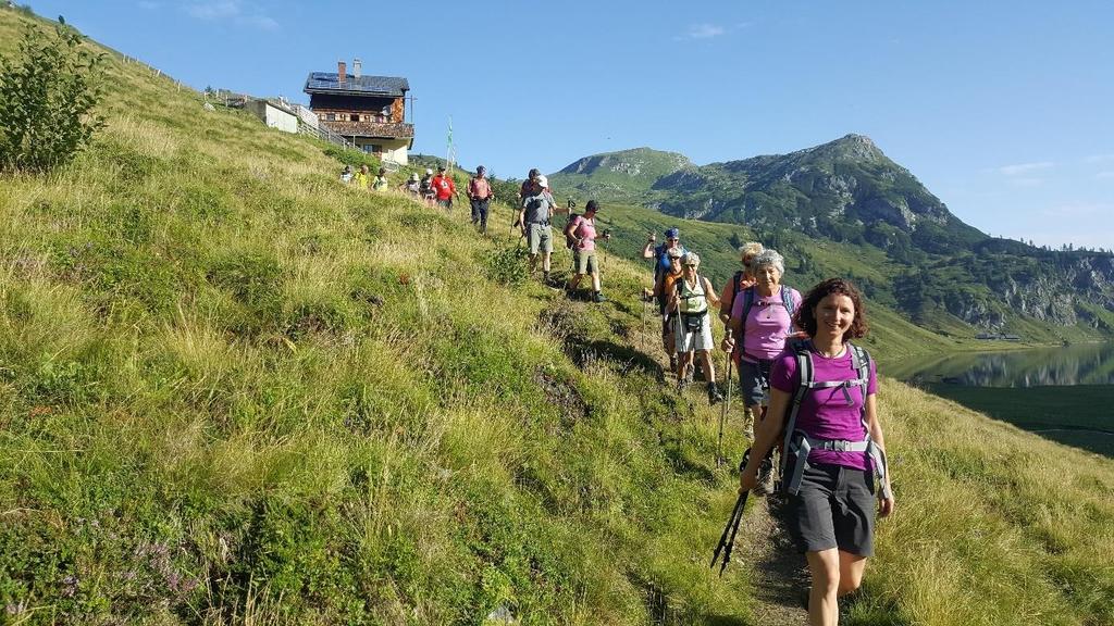 Am darauffolgenden Tag war unser Ziel der Hausberg der Tappenkarseehütte, der Weißgrubenkopf (2.369m).