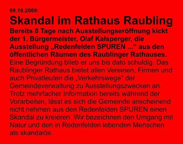 Aus dem Gästebuch der Ausstellung SPUREN... "Ein Kompliment dem Bund Naturschutz Raubling für die Spurensuche in Landschaft und Geschichte.